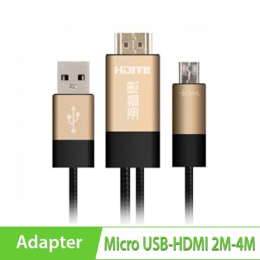 Cáp MHL 5Pin to HDMI 2m Hagibis - Cao cấp vỏ nhôm - Phụ Kiện Điện Tử Việt Nam