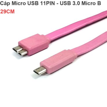 Cáp Micro USB 11pin sang USB 3.0 Micro B 29Cm - Phụ Kiện Điện Tử Việt Nam