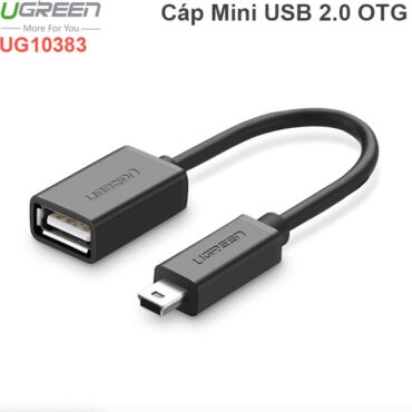Cáp OTG Mini USB 2.0 sang USB AF 20Cm cắm cổng USB của xe hơi Ugreen 10383 - Phụ Kiện Điện Tử Việt Nam