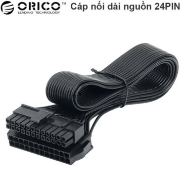 Cáp nối dài nguồn Mainboard 24pin 50cm Orico PPW-24P-50 - Phụ Kiện Điện Tử Việt Nam