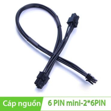 Cáp nguồn 6 pin nhỏ sang 2 đầu 6PIN cho G5/Mac pro 35Cm - Phụ Kiện Điện Tử Việt Nam