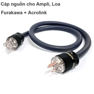 Cáp nguồn cho Ampli hi-end 1 mét (phích cắm ACROLINK - CRYO, cáp nguồn  Furukawa) - Phụ Kiện Điện Tử Việt Nam