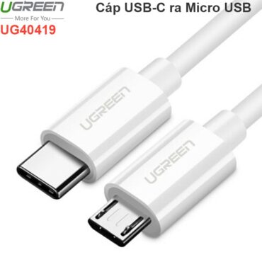 Cáp USB Type C ra Micro USB 1.5 mét UGREEN 40419 - Phụ Kiện Điện Tử Việt Nam