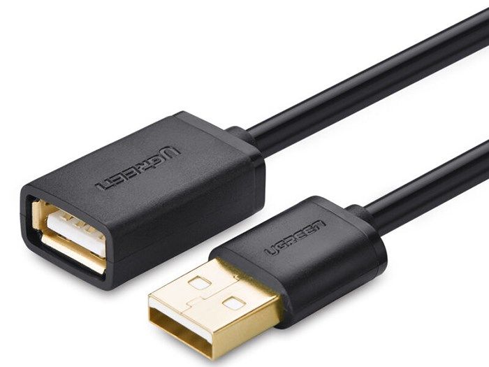 Cáp nối dài USB 2.0 AM-AF UGREEN 24K 0.5M 1M 2M 3M 5M - Phụ Kiện Điện Tử Việt Nam