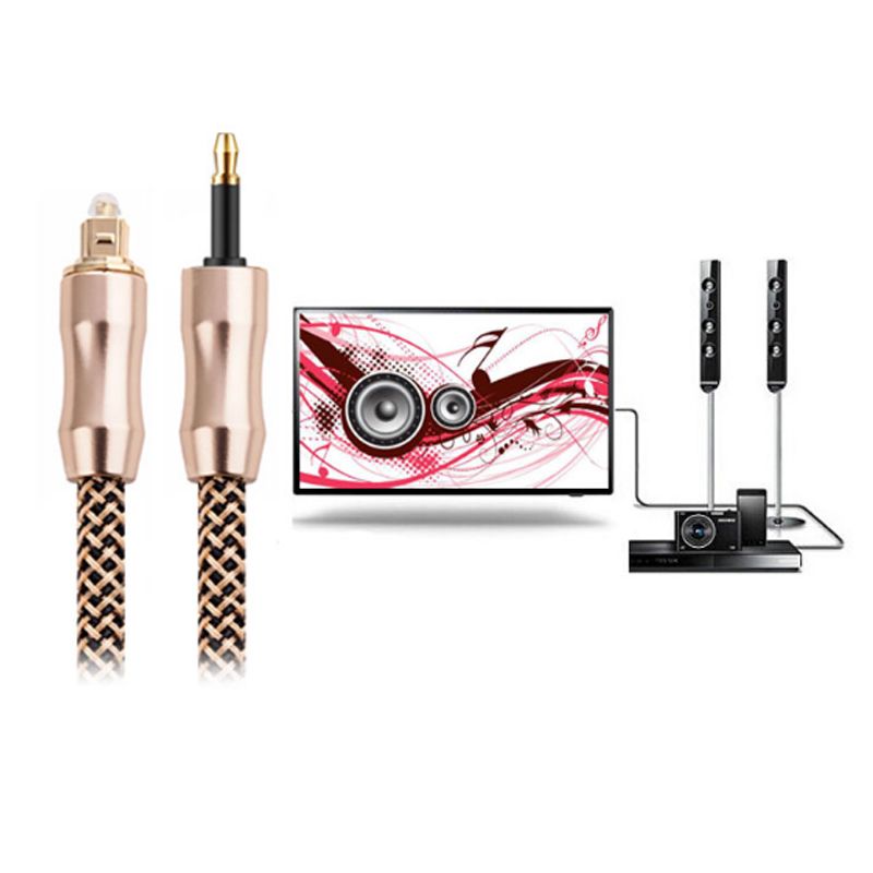 Cáp âm thanh quang audio toslink 3.5mm 1 mét và 2 mét - Phụ Kiện Điện Tử Việt Nam