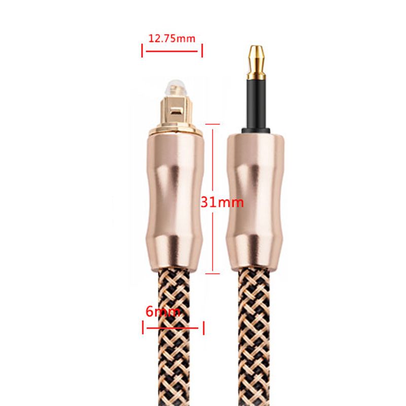 Cáp âm thanh quang audio toslink 3.5mm 1 mét và 2 mét - Phụ Kiện Điện Tử Việt Nam