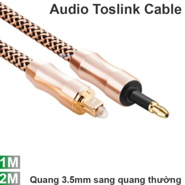 Cáp âm thanh quang audio toslink 3.5mm 1 mét và 2 mét - Phụ Kiện Điện Tử Việt Nam