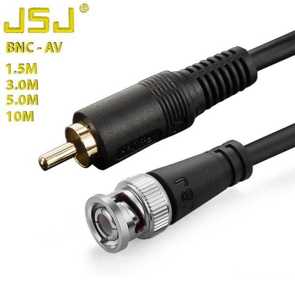 Dây cáp chuyển đổi BNC sang AV RCA hoa sen hãng JSJ dài 1.5M đến 10M
