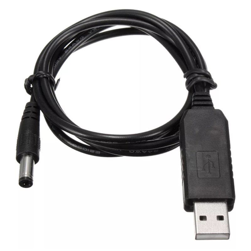 Cáp chuyển nguồn USB 5V ra DC 9V 1A chuẩn cắm 5.5x2.5mm 90Cm - Phụ Kiện Điện Tử Việt Nam