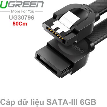 Cáp dữ liệu SATA-III 6GB mỏng dẹt 50Cm Ugreen 30796 (thẳng) - Phụ Kiện Điện Tử Việt Nam