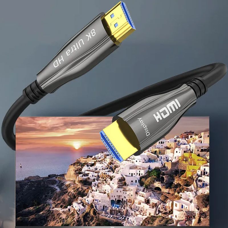 Dây cáp HDMI 2.1 sợi quang chuẩn 8K@60Hz giá rẻ chất lượng cao, chiều dài 10M đến 100M - Phụ Kiện Điện Tử Việt Nam