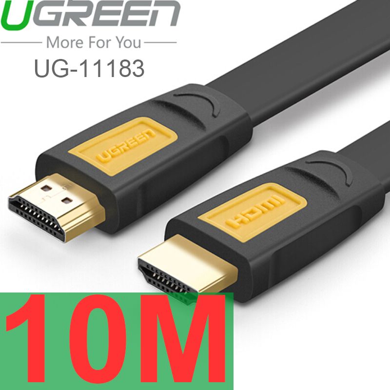 Cáp HDMI dẹt mỏng 4K@60Hz 0.75M | 1,5M | 2M | 3M - Dây HDMI 4K@30Hz 5M | 8M | 10M Ugreen - Phụ Kiện Điện Tử Việt Nam