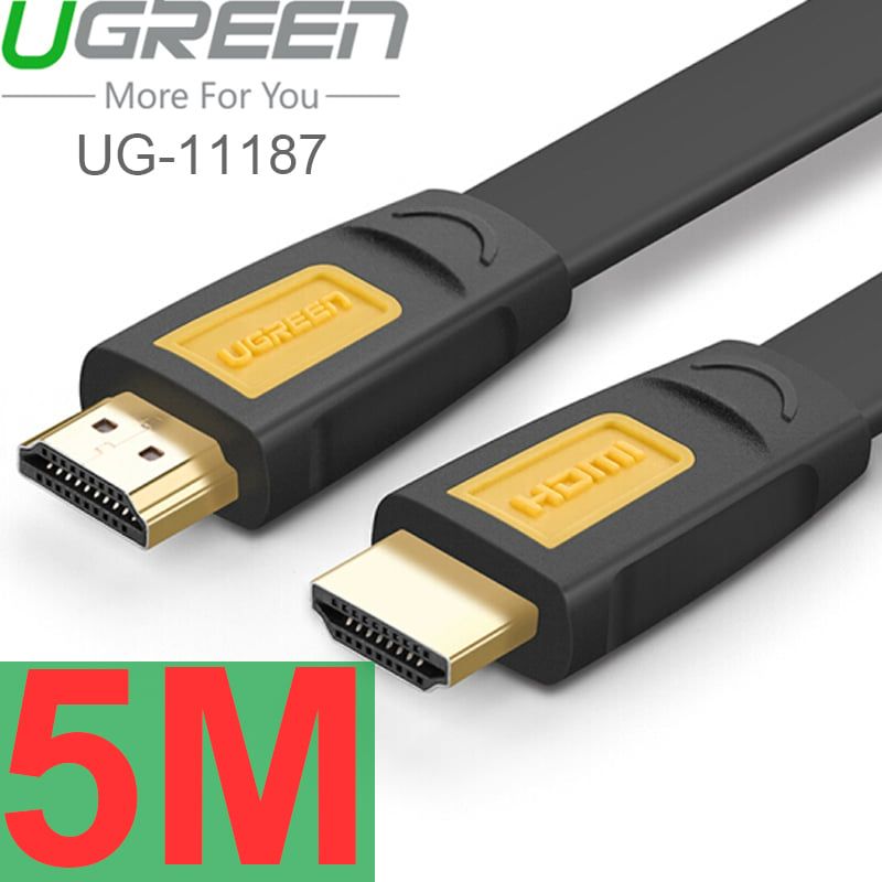 Cáp HDMI dẹt mỏng 4K@60Hz 0.75M | 1,5M | 2M | 3M - Dây HDMI 4K@30Hz 5M | 8M | 10M Ugreen - Phụ Kiện Điện Tử Việt Nam