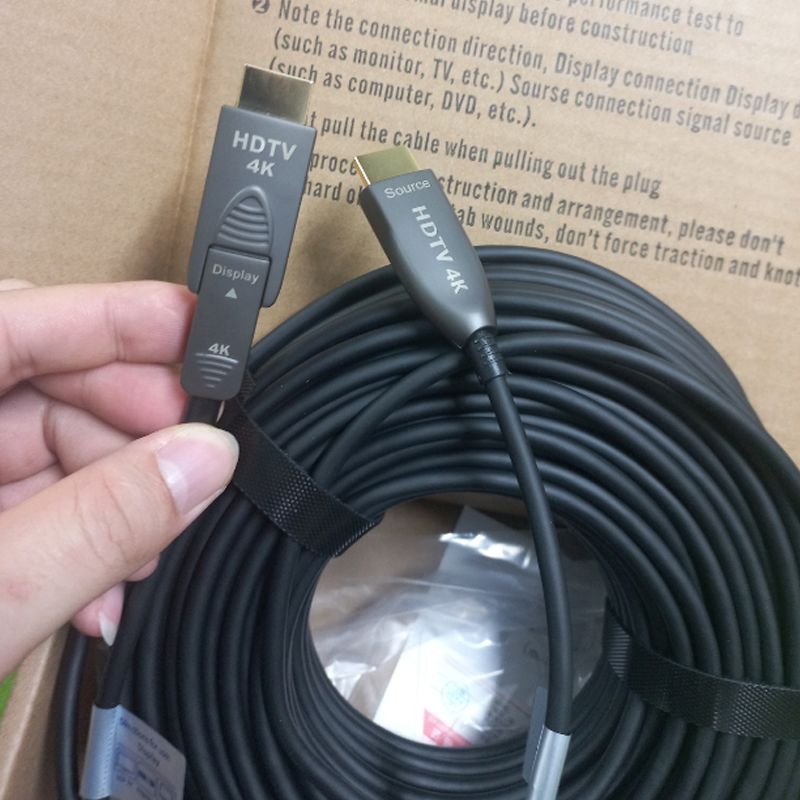 Dây cáp HDMI 2.0 to Micro HDMI sợi quang 2 trong 1 chuẩn 4K@60Hz dễ dàng đi ống gen - dài 10M đến 100M - Phụ Kiện Điện Tử Việt Nam