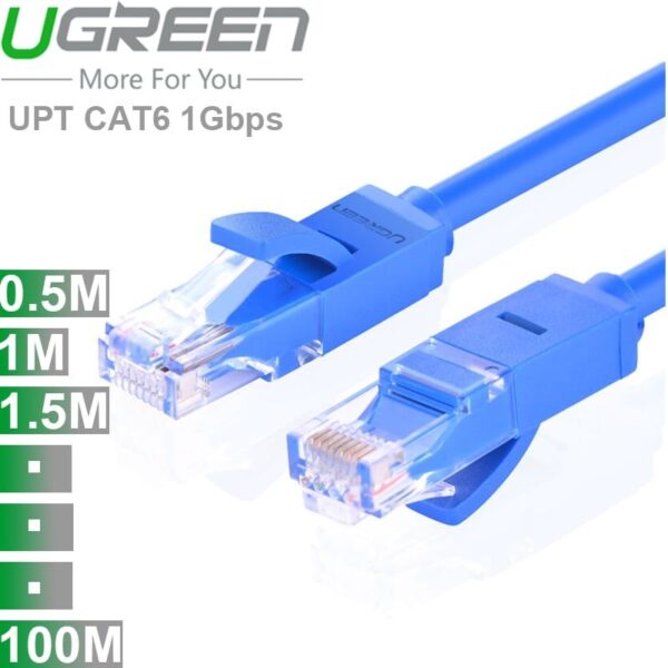 Cáp mạng LAN Cat6 UTP Ugreen kích thước từ 0.5m đến 100m