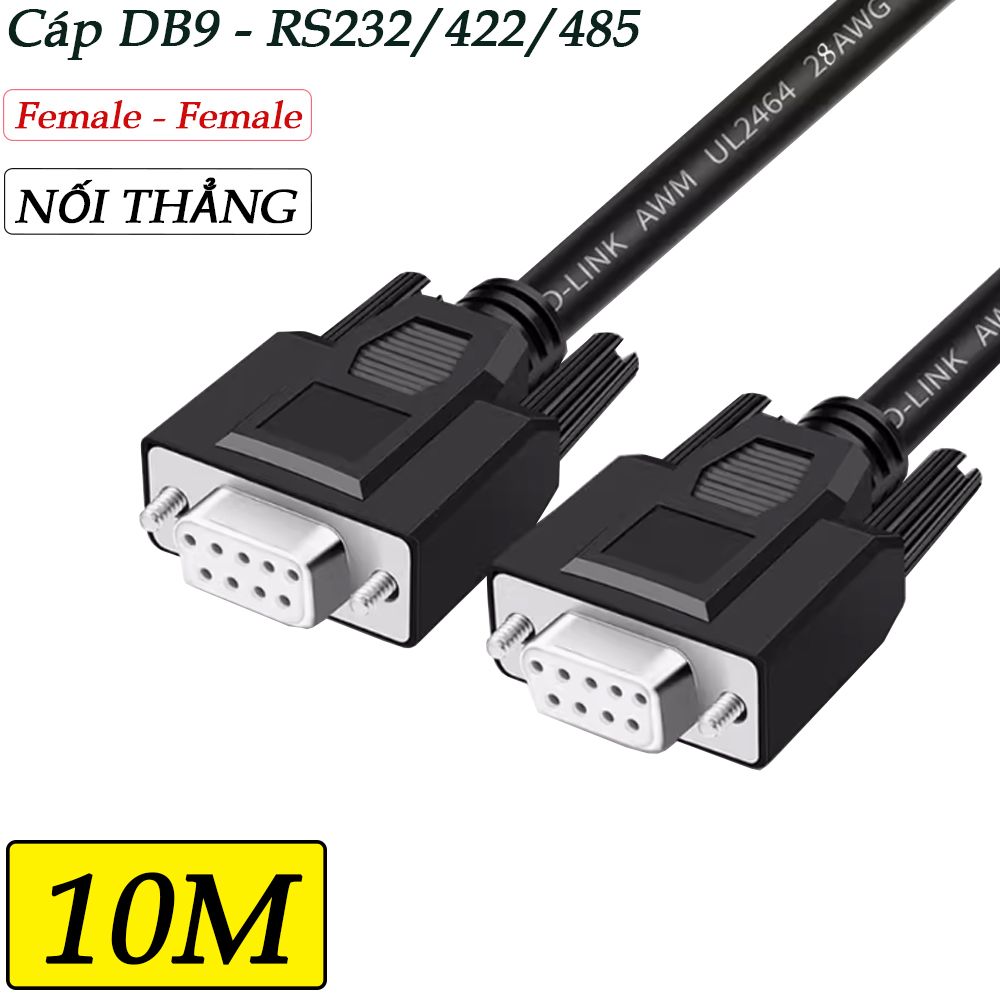 Cáp nối thẳng RS232 10m/15m/20m/25m/30m - Phụ Kiện Điện Tử Việt Nam