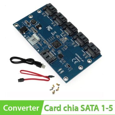 Card chia SATA 1 ra 5 - mở rộng thêm cổng SATA cho PC, Card chia Sata phụ kiện điện tử Hà Nội - Phụ Kiện Điện Tử Việt Nam