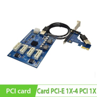 Card chuyển đổi PCI-E 1x ra 4 PCI-E 1X, Card chuyển đổi phụ kiện điện tử - Phụ Kiện Điện Tử Việt Nam