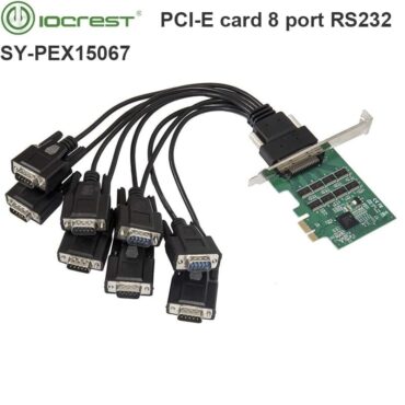 Cạc PCI-E sang 8 cổng RS232 DB9 IOCREST SY-PEX15067 - Phụ Kiện Điện Tử Việt Nam