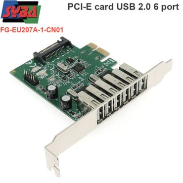 Card chuyển đổi PCI-E 1X to 6 USB 2.0 Syba chính hãng - Phụ Kiện Điện Tử Việt Nam