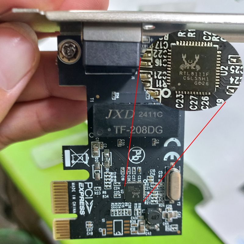 Card mạng 1Gbps chính hãng Veggieg V-PC01 chíp RTL8111F - Phụ Kiện Điện Tử Việt Nam