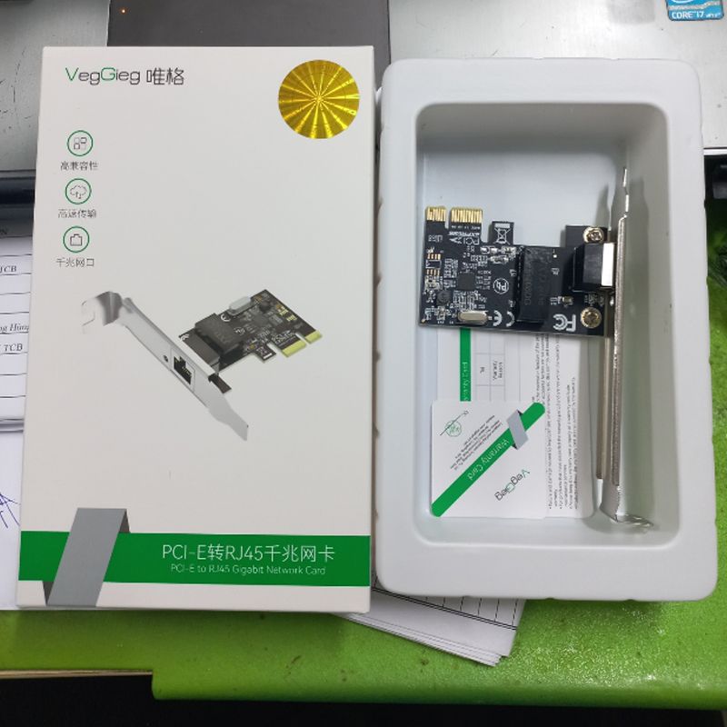 Card mạng 1Gbps chính hãng Veggieg V-PC01 chíp RTL8111F - Phụ Kiện Điện Tử Việt Nam