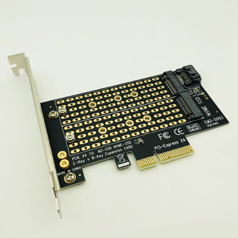 Card chuyển SSD M.2 NGFF NVMe ra PCI-E4X SSU-EM2-5003 - Hỗ trợ B, M, B&M key - Phụ Kiện Điện Tử Việt Nam