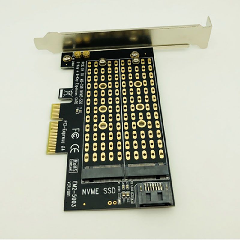 Card chuyển SSD M.2 NGFF NVMe ra PCI-E4X SSU-EM2-5003 - Hỗ trợ B, M, B&M key - Phụ Kiện Điện Tử Việt Nam