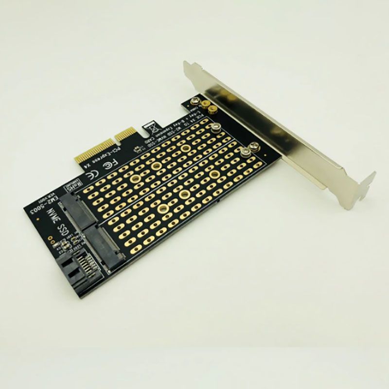 Card chuyển SSD M.2 NGFF NVMe ra PCI-E4X SSU-EM2-5003 - Hỗ trợ B, M, B&M key - Phụ Kiện Điện Tử Việt Nam