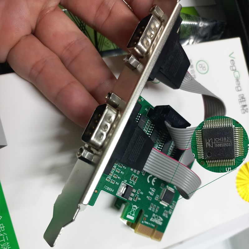 Card Chuyển PCIe 1x Ra 2 Cổng Com RS232 Chính Hãng Veggieg V-PC03 - Phụ Kiện Điện Tử Việt Nam