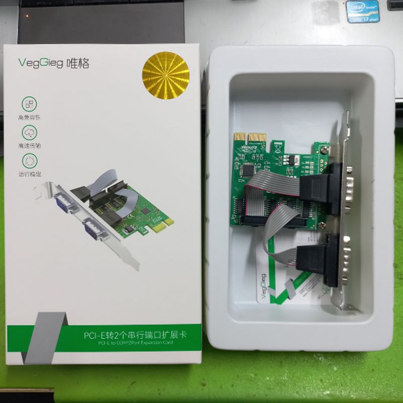 Card Chuyển PCIe 1x Ra 2 Cổng Com RS232 Chính Hãng Veggieg V-PC03 - Phụ Kiện Điện Tử Việt Nam