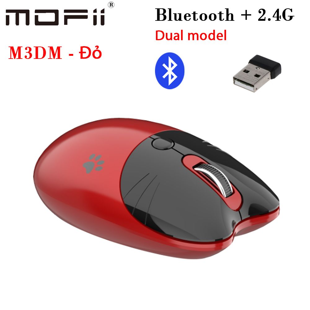 Chuột máy tính không dây bluetooth 2.4G dual model chính hãng Mofii M3DM - Phụ Kiện Điện Tử Việt Nam