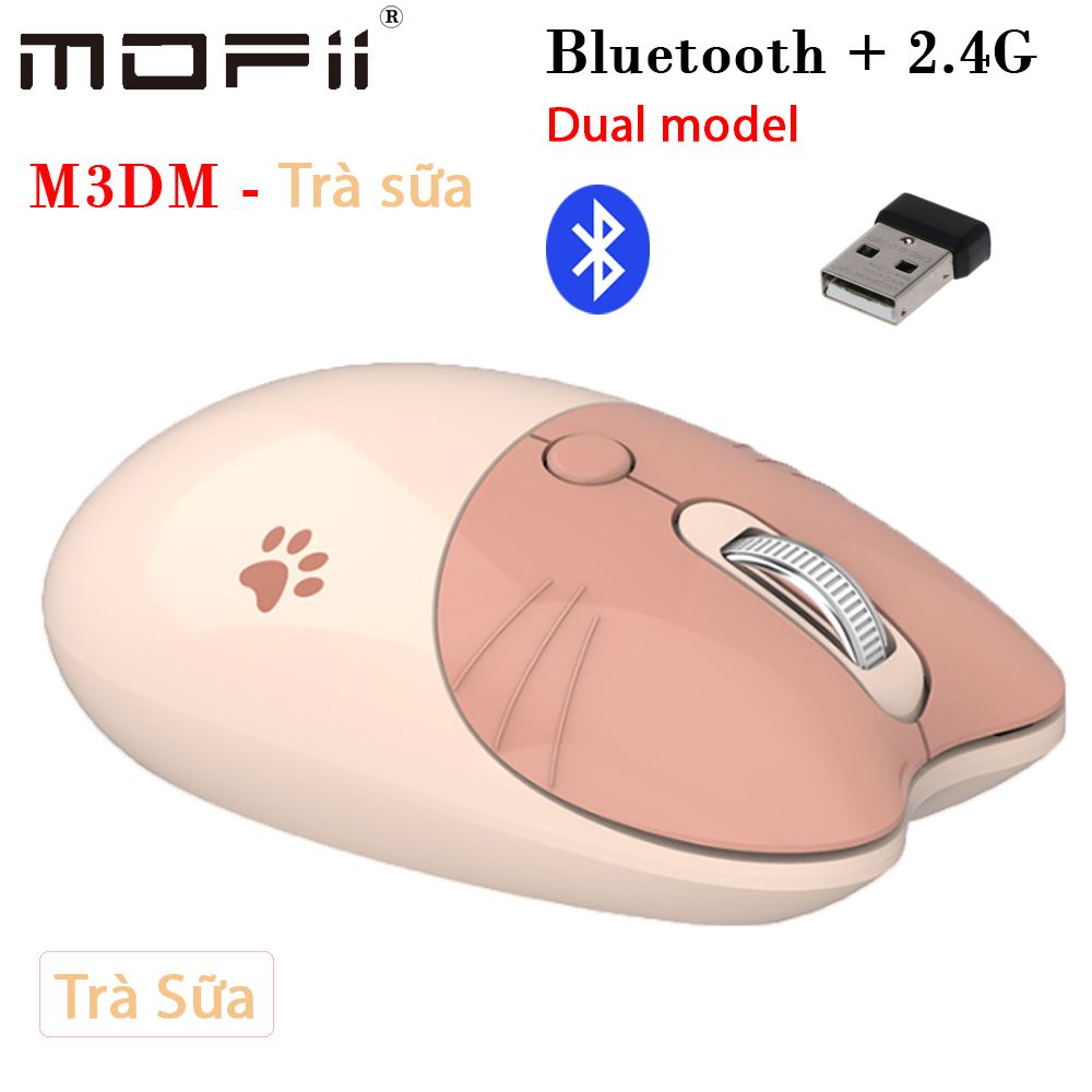 Chuột máy tính không dây bluetooth 2.4G dual model chính hãng Mofii M3DM - Phụ Kiện Điện Tử Việt Nam