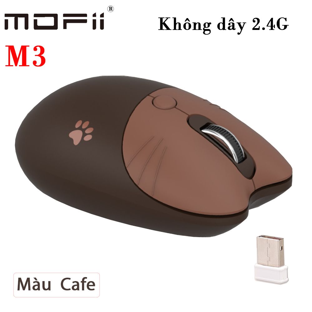 Chuột không dây Mofii 2.4G nhiều màu kiểu dáng kute M3 - Phụ Kiện Điện Tử Việt Nam