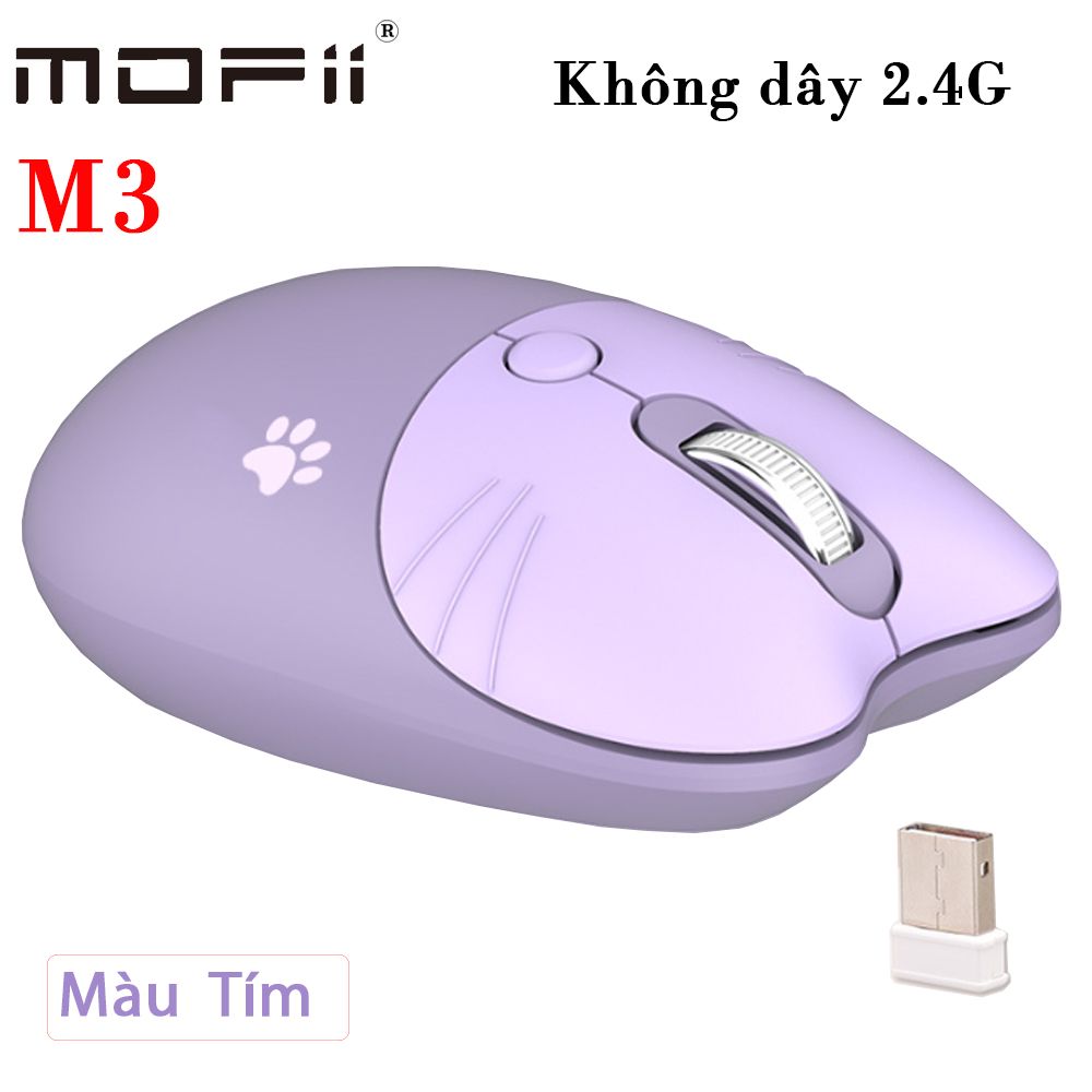 Chuột không dây Mofii 2.4G nhiều màu kiểu dáng kute M3 - Phụ Kiện Điện Tử Việt Nam
