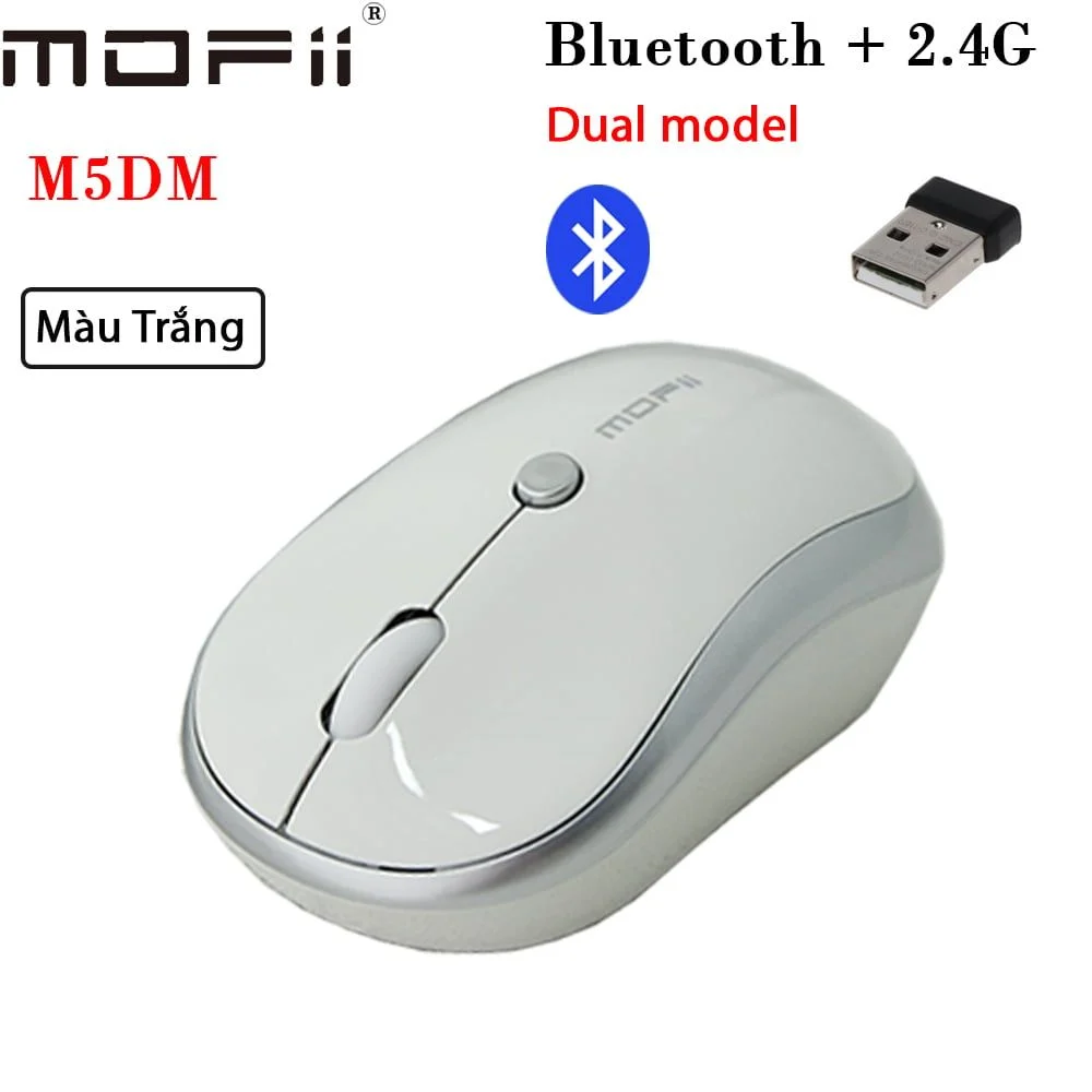 Chuột bluetooth 2 trong 1 nhiều màu Mofii M5DM - Phụ Kiện Điện Tử Việt Nam