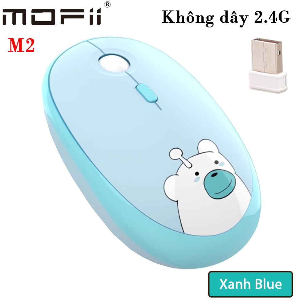 Chuột không dây hình thú chính hãng Mofii M2 - Phụ Kiện Điện Tử Việt Nam