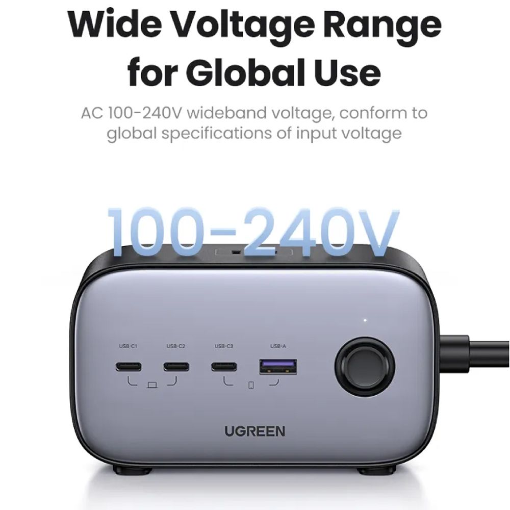 Bộ sạc nhanh 100W Ugreen 40896 GaN 2 DigiNest Pro USB C cho điện thoại, máy tính bảng, laptop - Phụ Kiện Điện Tử Việt Nam