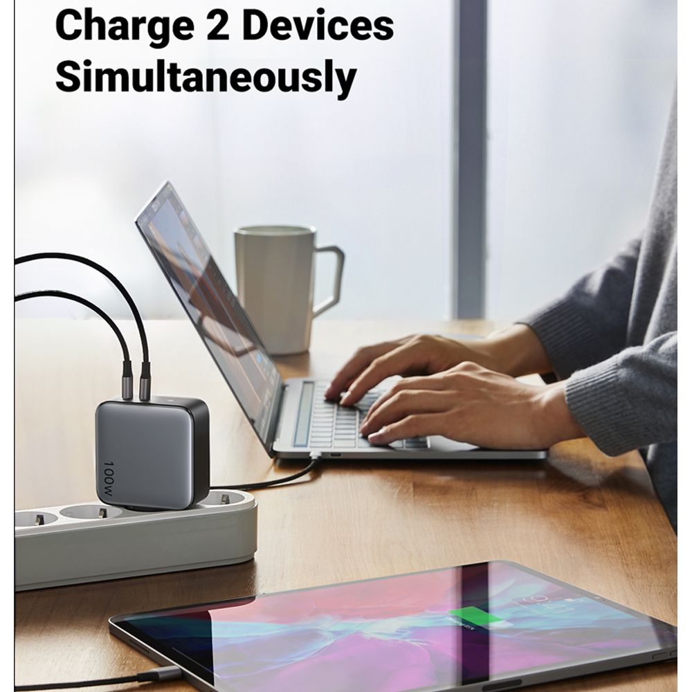 Củ sạc nhanh 100W Nexode GaN 2 cổng USB Type C Ugreen 40795 CD254 - Phụ Kiện Điện Tử Việt Nam