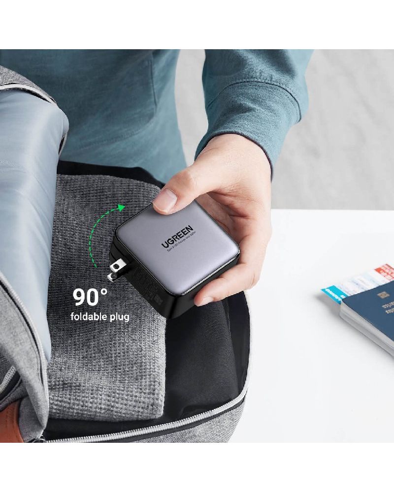 Củ sạc nhanh USB Type C 4 cổng 100W GaN Hỗ trợ QC4+, PD3.0 Ugreen 40737 CD226 - Phụ Kiện Điện Tử Việt Nam