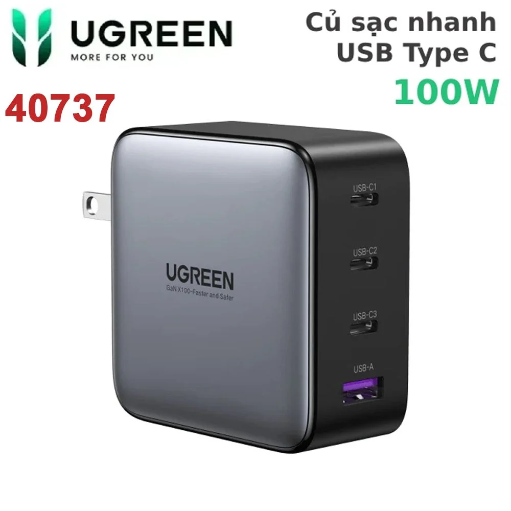 Củ sạc nhanh Ugreen 100W