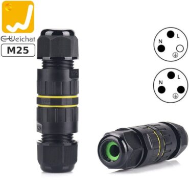 Đầu cút nối dây điện chống nước IP68 thẳng 2 3 4 5 lõi chính hãng E-Weichat EW-M25 - Phụ Kiện Điện Tử Việt Nam