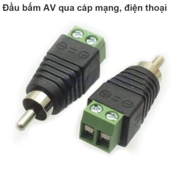 Đầu bấm AV qua cáp mạng cáp điện thoại - Phụ Kiện Điện Tử Việt Nam