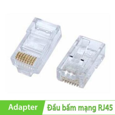 Hạt mạng AMP Tyco RJ45 hộp 100 hạt, dùng cho dây mạng CAT5E - Phụ Kiện Điện Tử Việt Nam