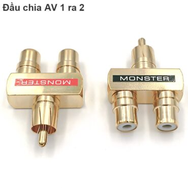 Rắc chia RCA 1 ra 2 Monster (1 chiếc) - Phụ Kiện Điện Tử Việt Nam