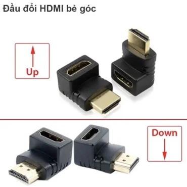 Đầu đổi góc HDMI 270 và 90 độ 1 đầu đực 1 đầu cái - Phụ Kiện Điện Tử Việt Nam