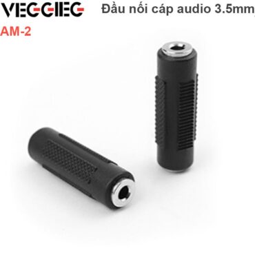 Đầu nối cáp audio 3.5mm 2 cổng cái Veggieg AM-2 - Phụ Kiện Điện Tử Việt Nam