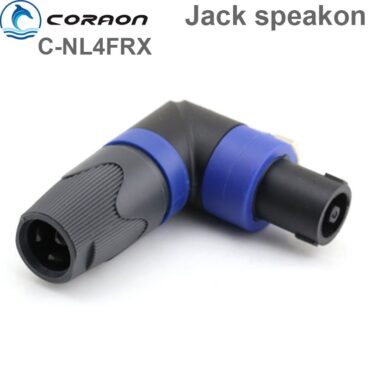 Jack cắm loa speakon 4 lõi bẻ góc Coraon C-NL4FRX - Giắc cắm loa Speakon - Phụ Kiện Điện Tử Việt Nam