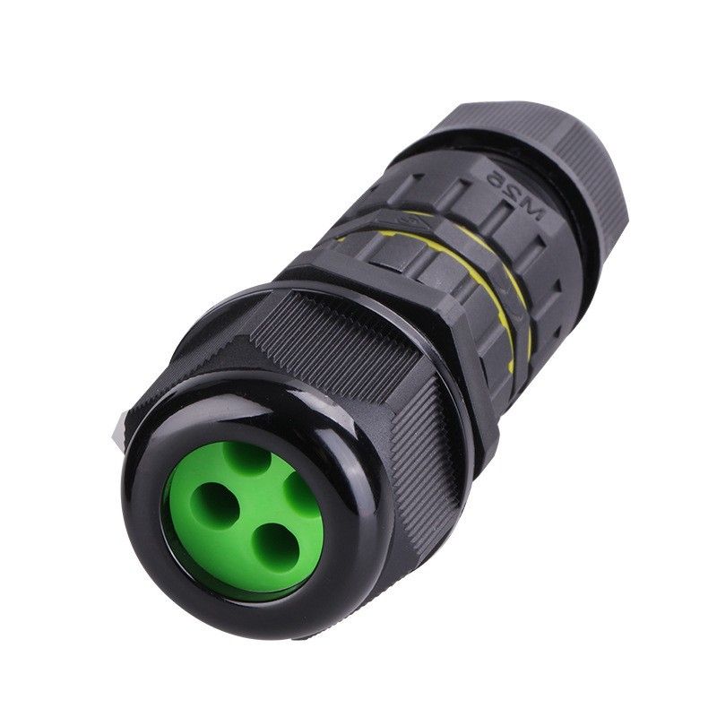 Đầu cút nối điện chia 4 dây chống nước IP68 2,3 lõi chính hãng E-Weichat EW-M25-5T - Phụ Kiện Điện Tử Việt Nam