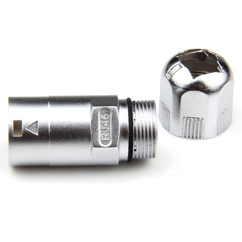 Giắc cắm đầu chụp mạng RJ45 vỏ nhôm chống nước IP67 Gorizon GZ802M-CR/CR - Phụ Kiện Điện Tử Việt Nam
